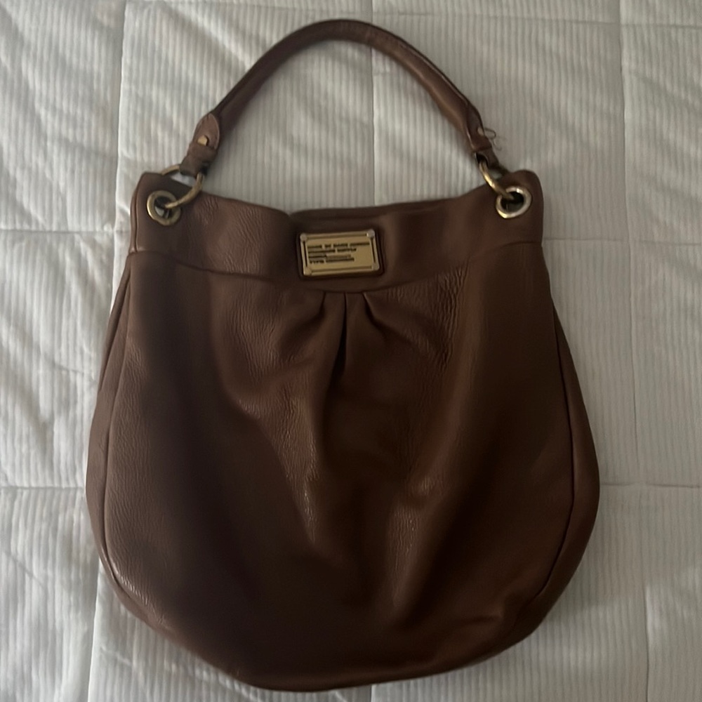 Marc Jacobs brown leather shoulder bag